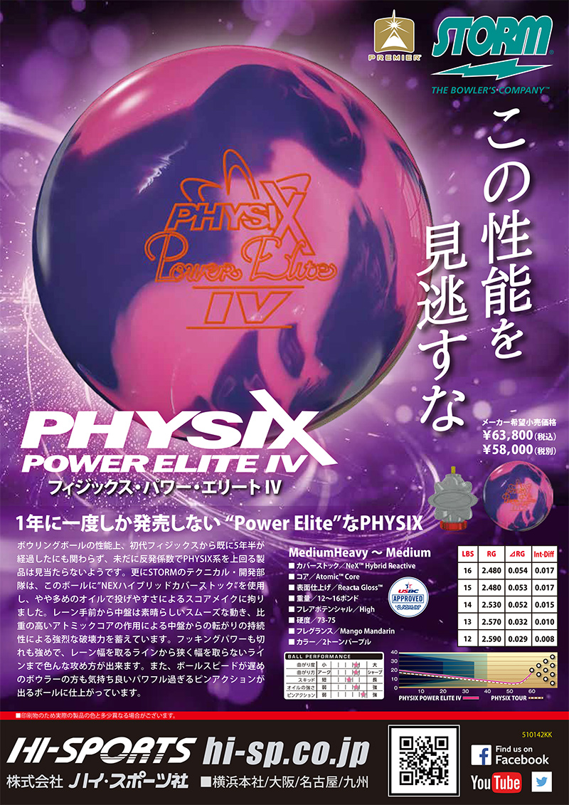 フィジックス・パワーエリートⅣ|ボウリング プロショップ 用品