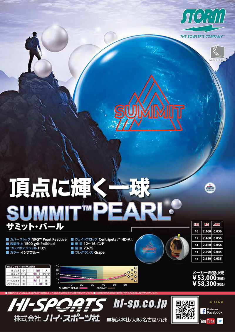 使用少】サミット 15ポンド ボウリングボール（【新品】サミット